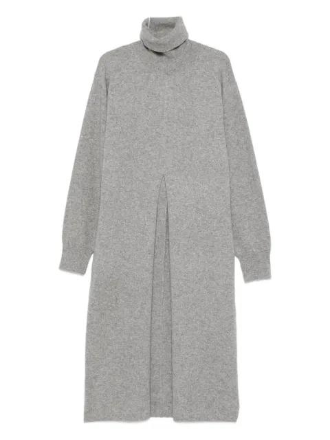 roll neck wool dress by STEIN