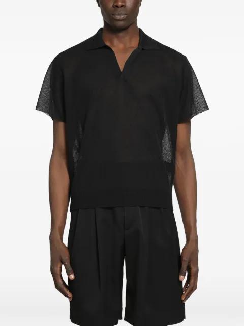sheer-knit short-sleeve T-shirt by STEIN