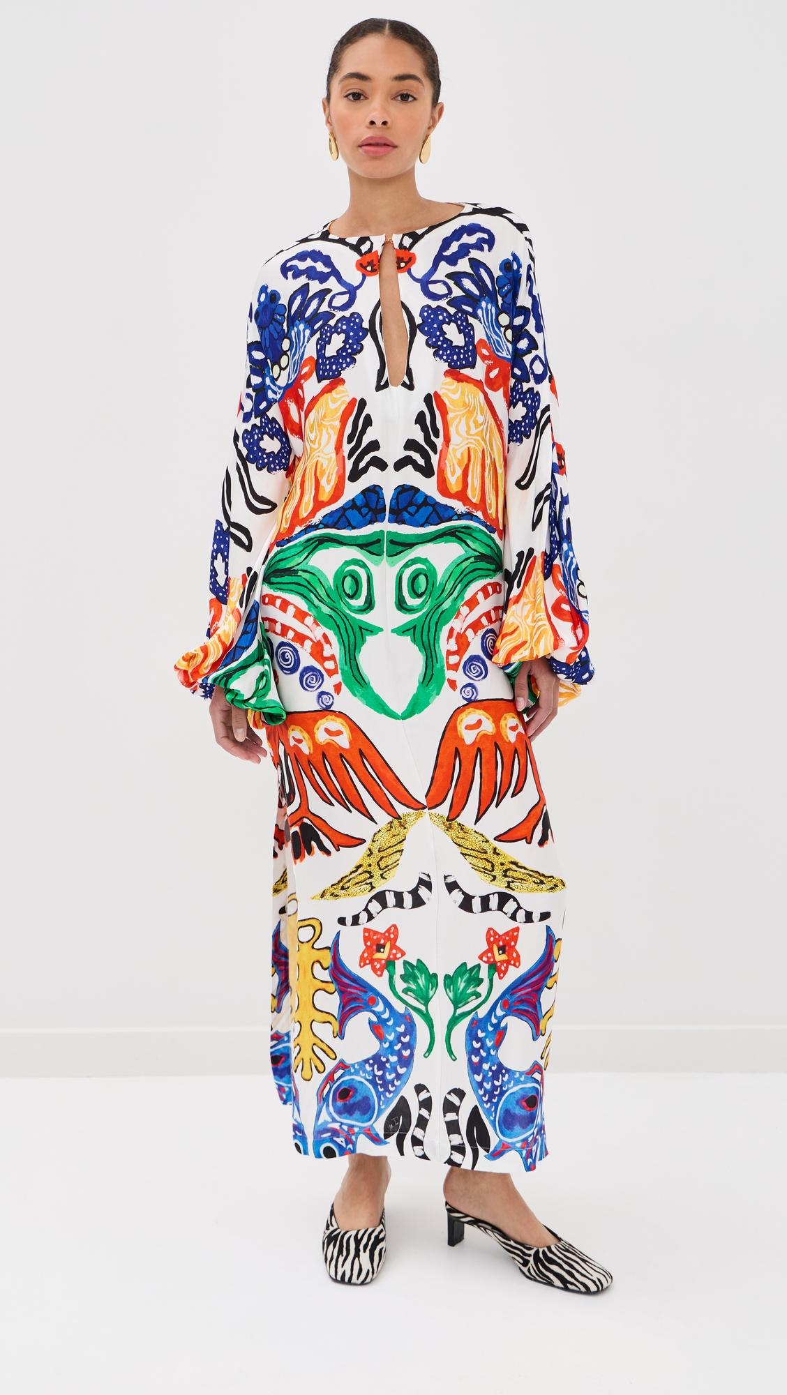 Graphic Maxi Dress by STELLA JEAN
