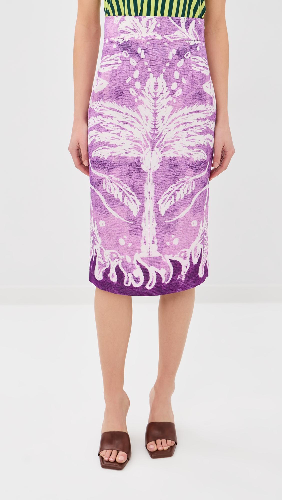 Printed Pencil Skirt by STELLA JEAN