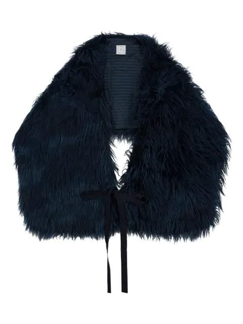 faux-fur tie scarf by STELLA JEAN