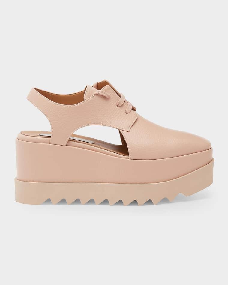 85mm Elyse Slingback Platform Sandals by STELLA MCCARTNEY