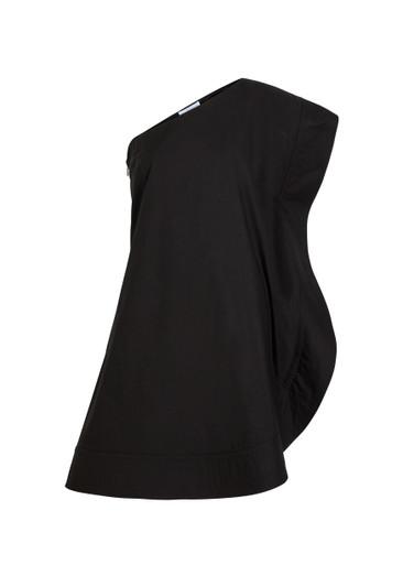 Asymmetric cotton mini dress by STELLA MCCARTNEY