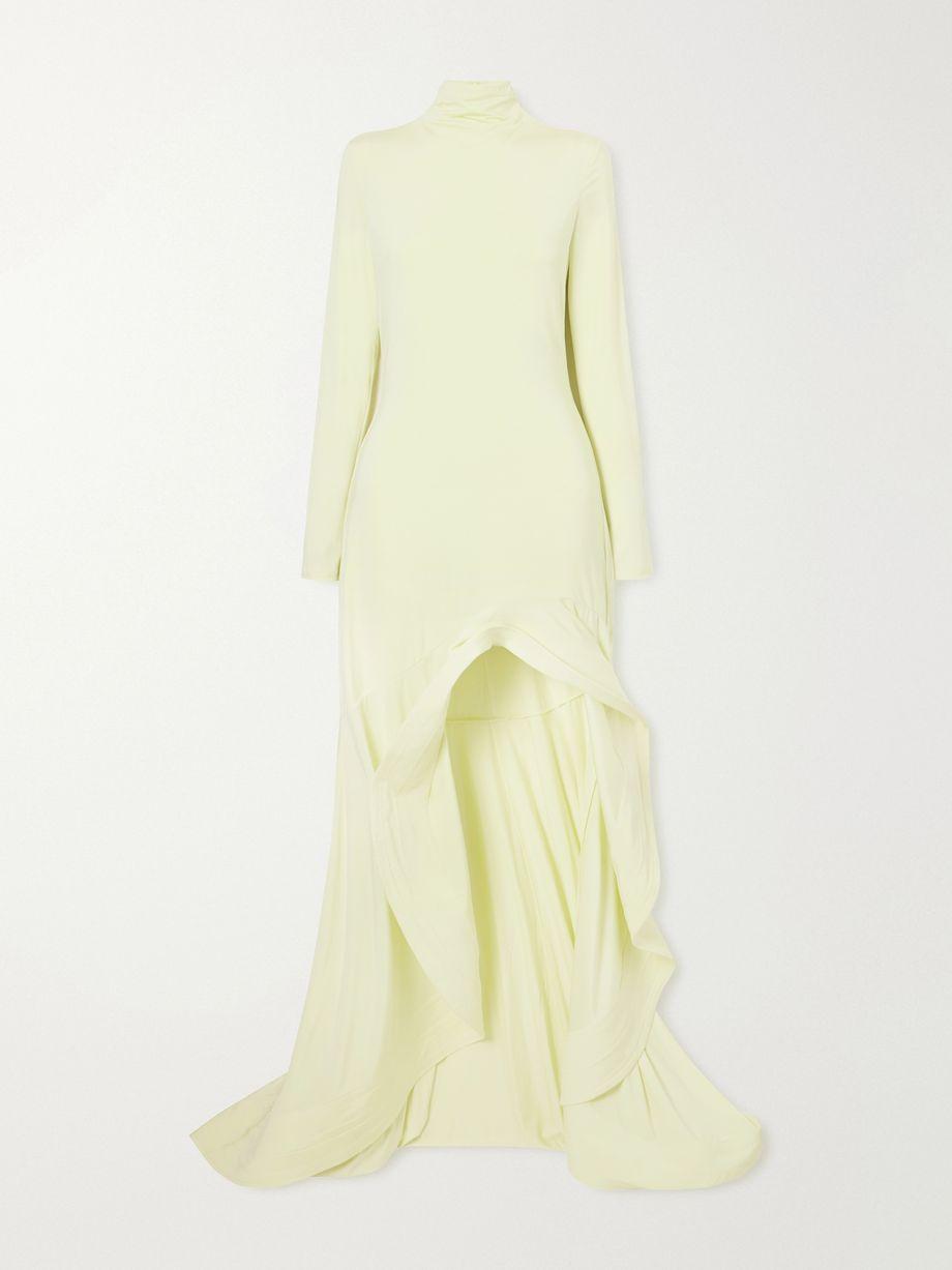 Asymmetric crepe jersey dress by STELLA MCCARTNEY