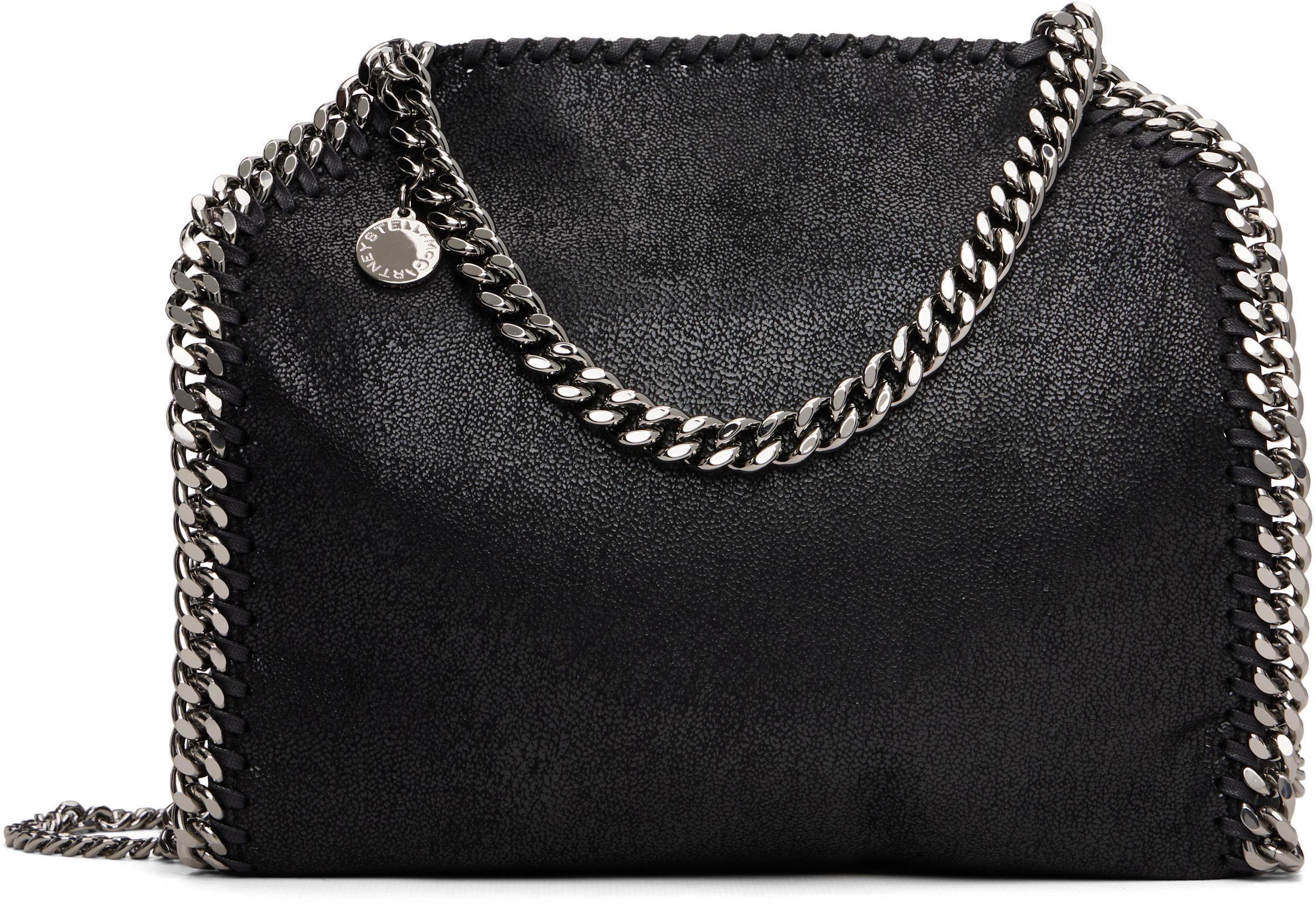Black Falabella Mini Tote Bag by STELLA MCCARTNEY