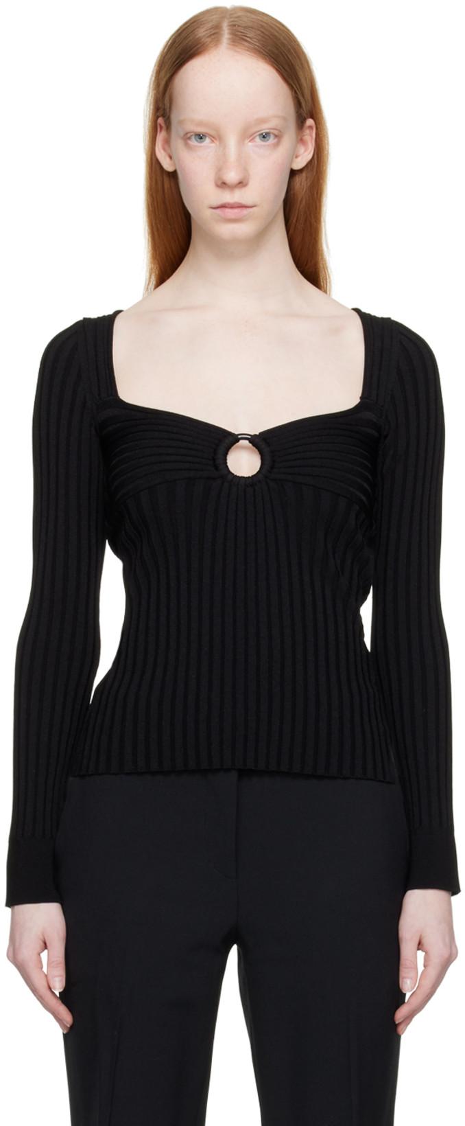 Black V-Neck Sweater by STELLA MCCARTNEY