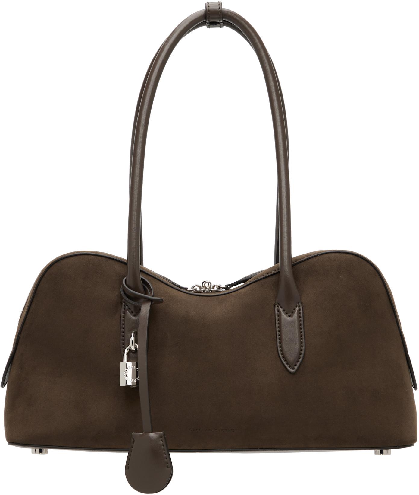 Brown Ryder Suede Bag by STELLA MCCARTNEY
