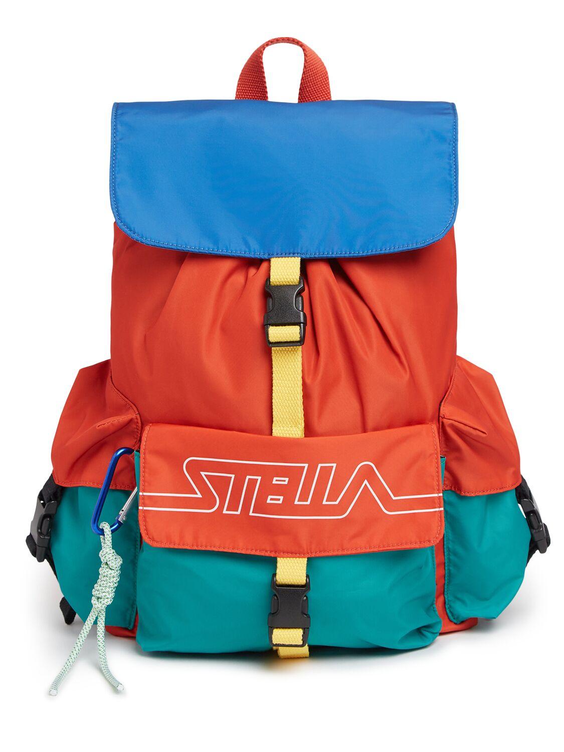 Color Block Poly Backpack by STELLA MCCARTNEY