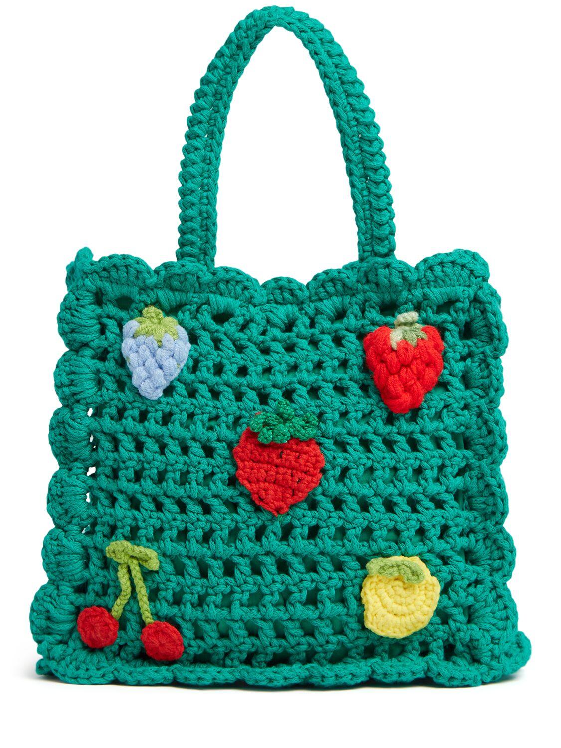 Cotton Crochet Tote Bag by STELLA MCCARTNEY