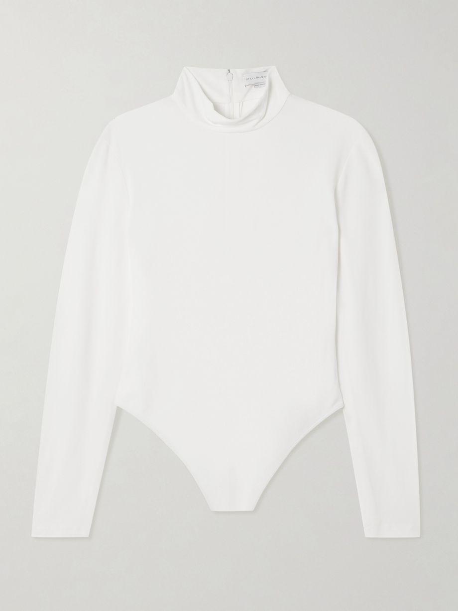 Crepe de chine turtleneck bodysuit by STELLA MCCARTNEY