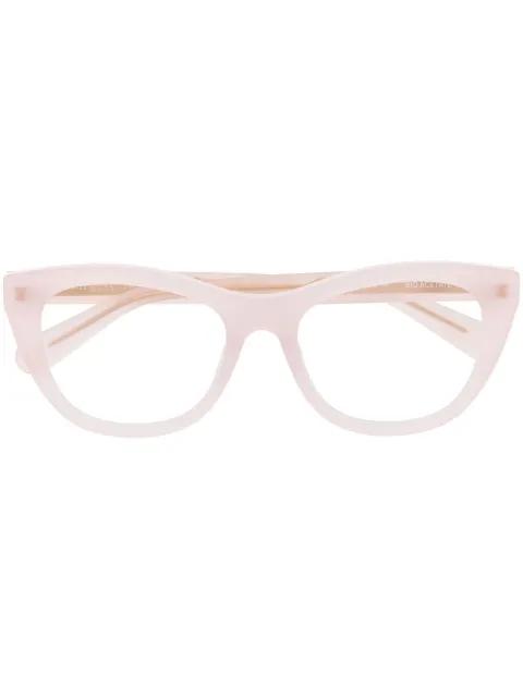 rounded-frame glasses by STELLA MCCARTNEY EYEWEAR