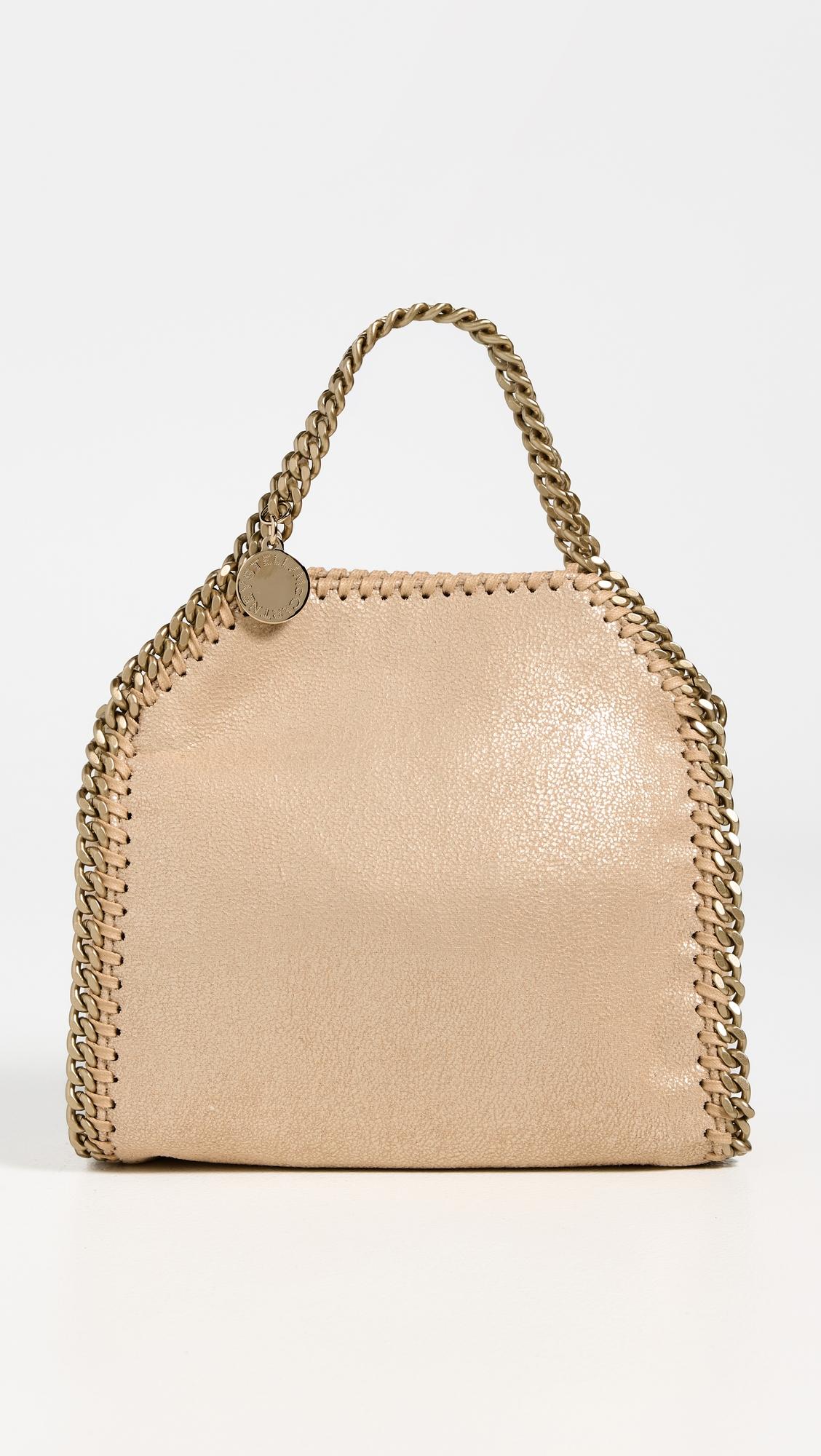Eco Shiny Dotted Chamois Falabella Tiny Bag by STELLA MCCARTNEY