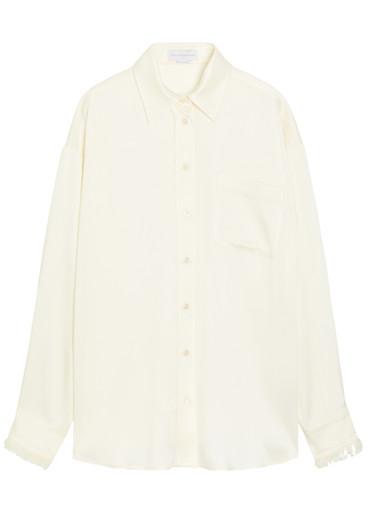 Embellished satin-crepe shirt by STELLA MCCARTNEY