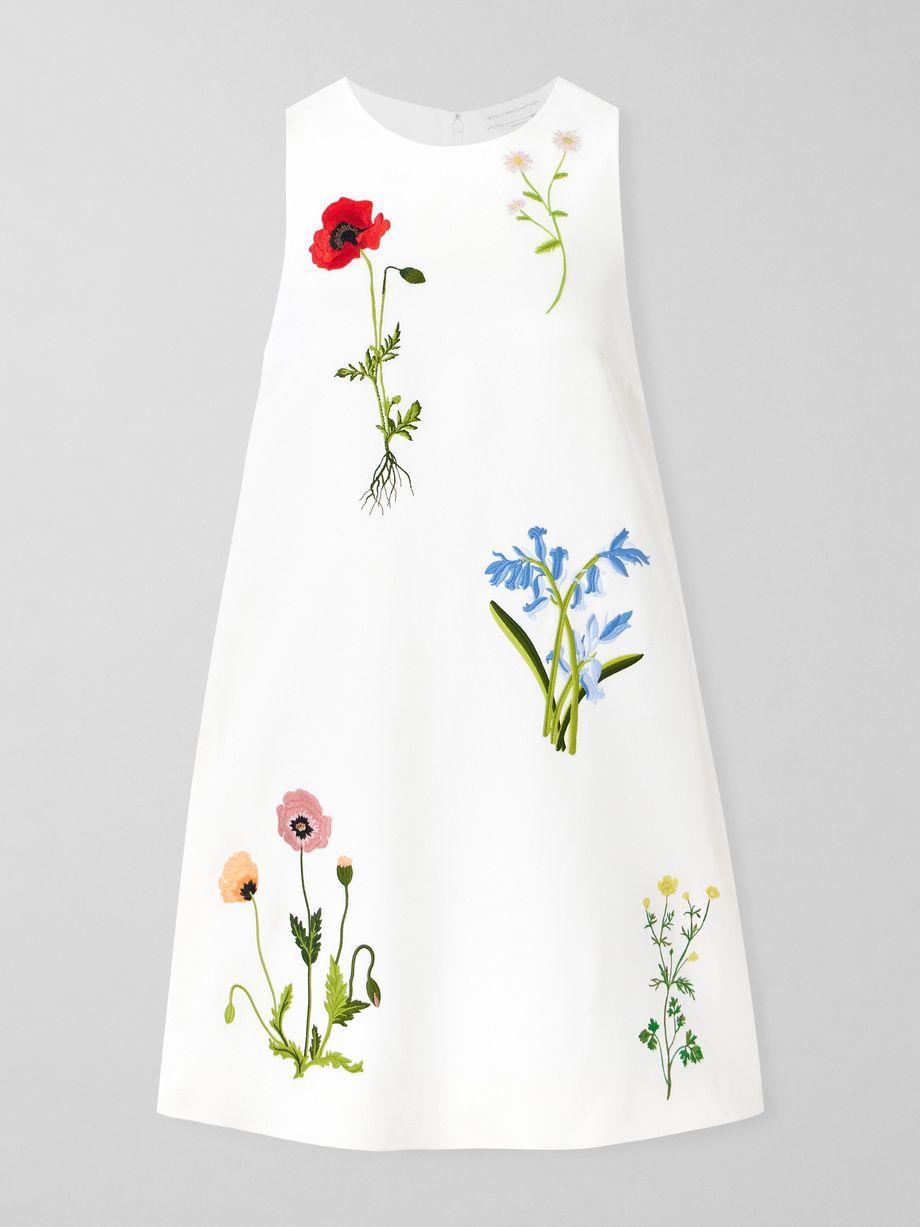 Embroidered crepe mini dress by STELLA MCCARTNEY