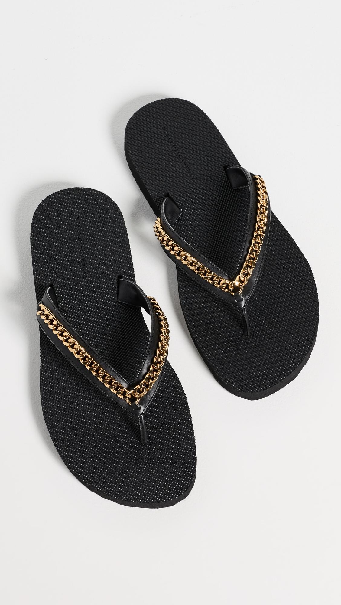 Falabella Chain Flip-Flops by STELLA MCCARTNEY