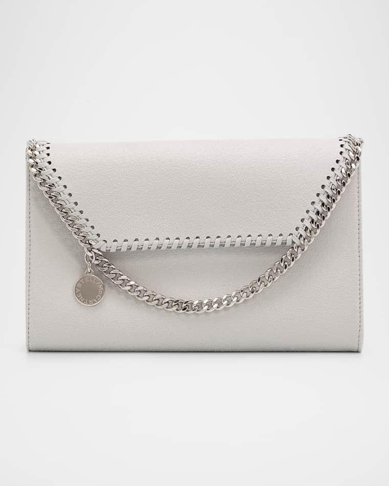 Falabella Faux Leather Chain Clutch by STELLA MCCARTNEY