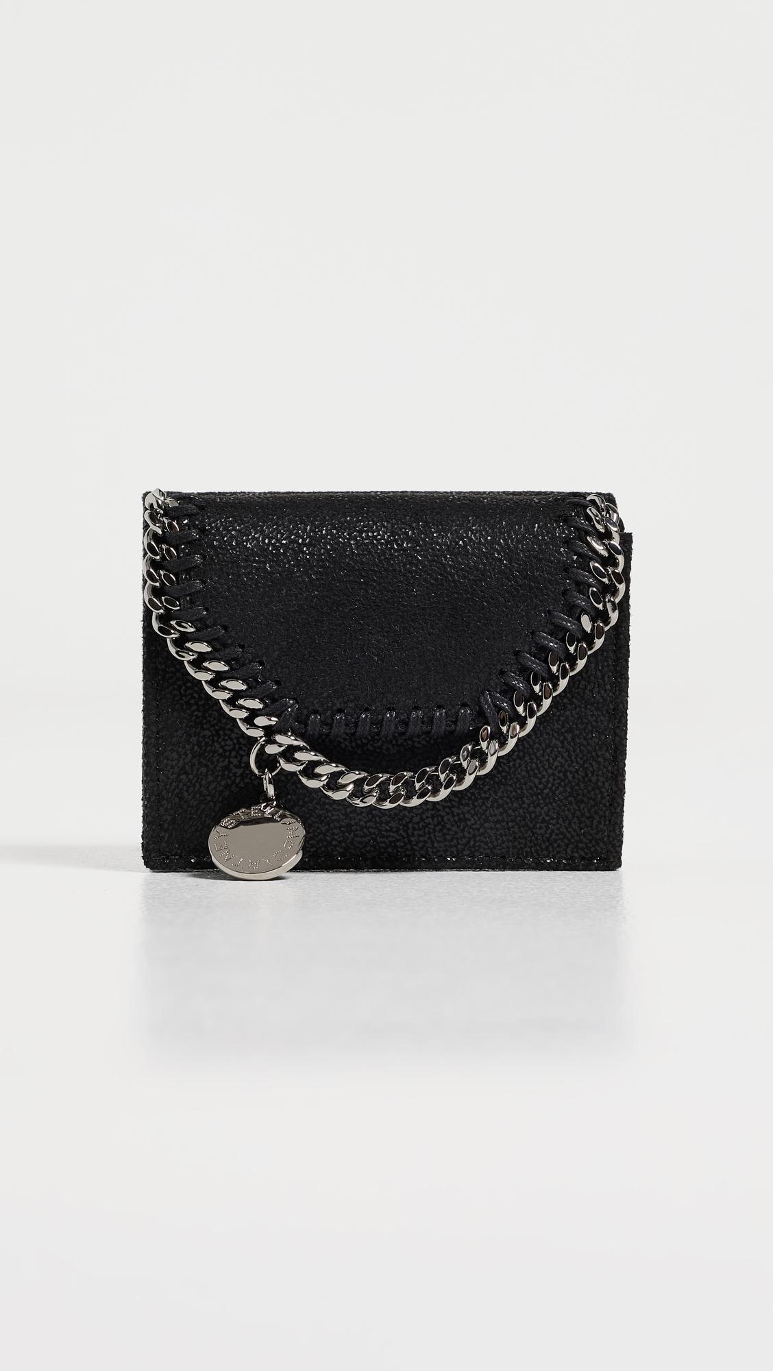 Falabella Faux Shaggy Deer Trifold Wallet by STELLA MCCARTNEY