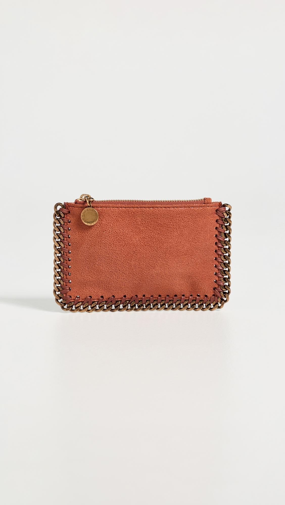 Falabella Faux Shaggy Deer Zip Card Holder by STELLA MCCARTNEY