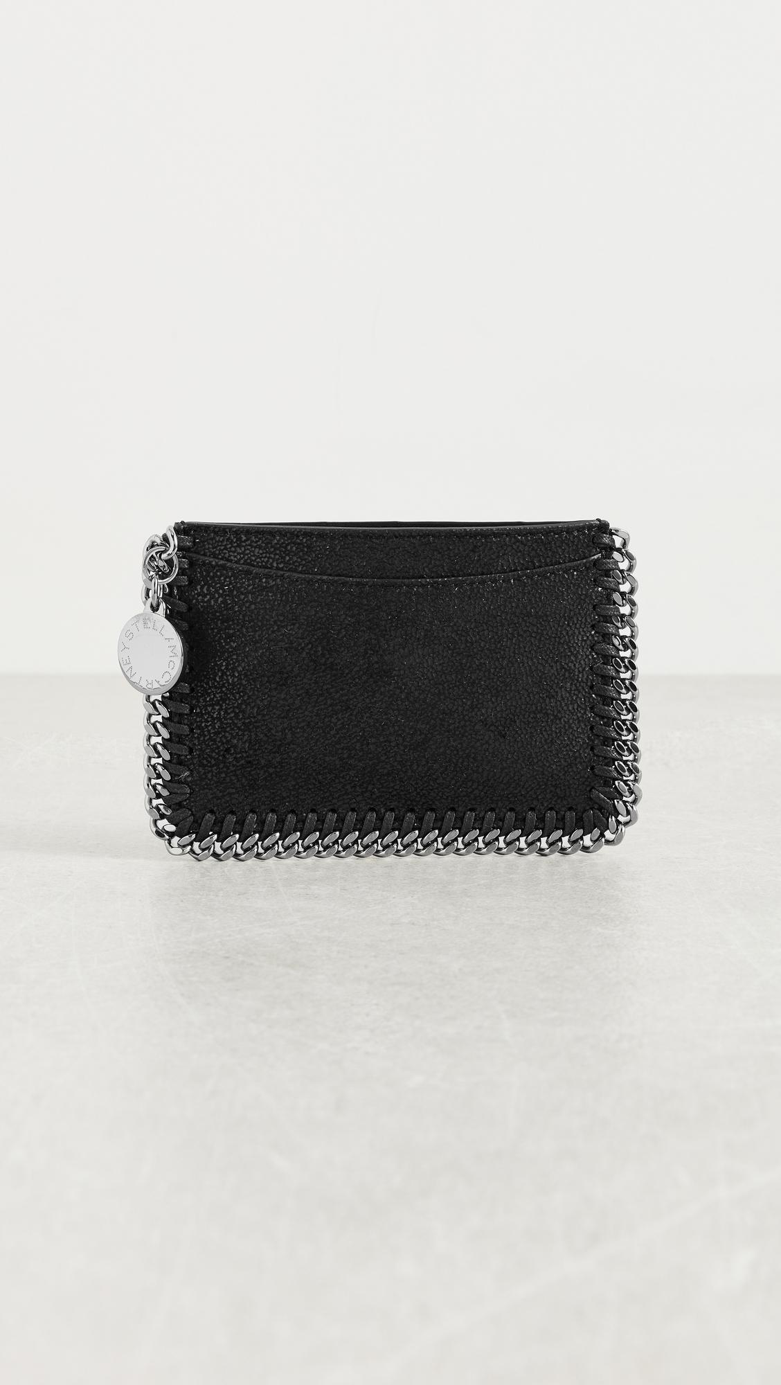Falabella Vegan Shaggy Deer Flat Card Holder by STELLA MCCARTNEY