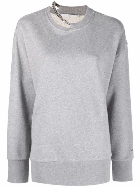 Falabella chain-embellished sweatshirt by STELLA MCCARTNEY