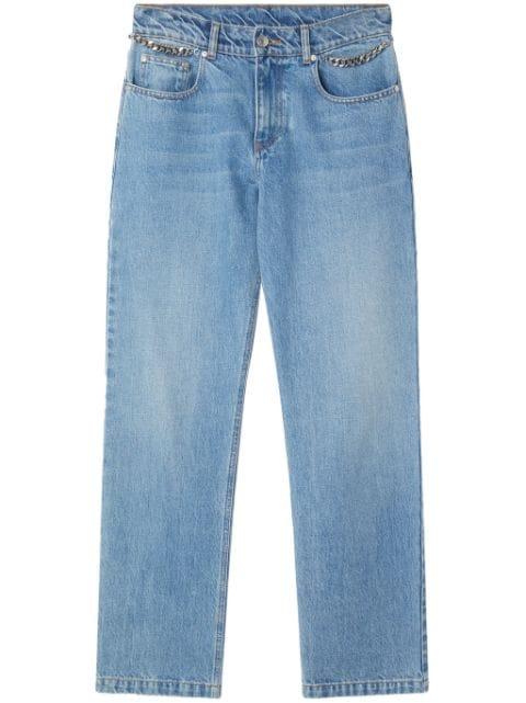 Falabella-chain straight-leg jeans by STELLA MCCARTNEY