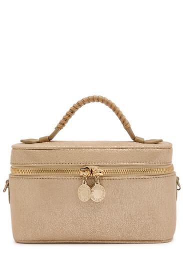 Falabella faux suede vanity case by STELLA MCCARTNEY