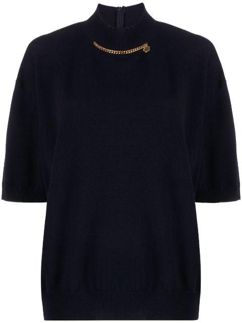 Falabella high-neck wool blouse by STELLA MCCARTNEY