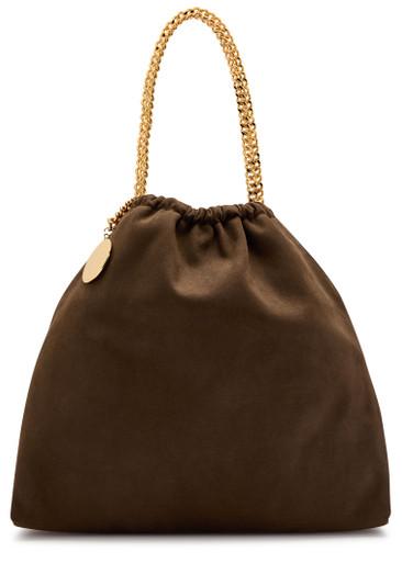 Falabella medium drawstring faux suede tote by STELLA MCCARTNEY
