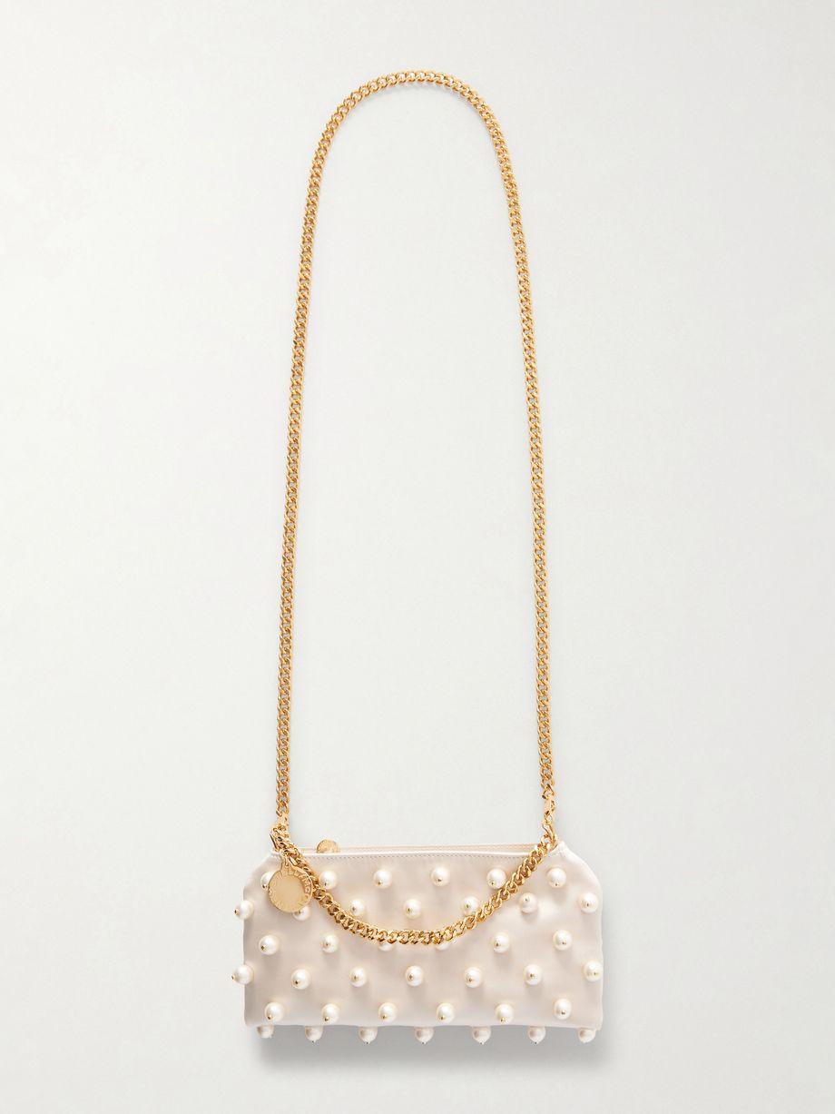 Falabella mini embellished satin shoulder bag by STELLA MCCARTNEY