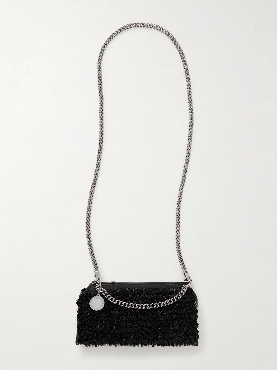 Falabella sequin-embellished satin shoulder bag by STELLA MCCARTNEY