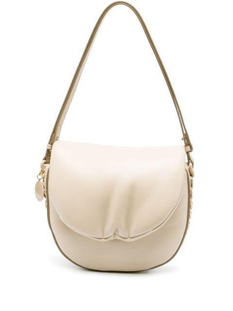 Frayme chain-link faux-leather shoulder bag by STELLA MCCARTNEY