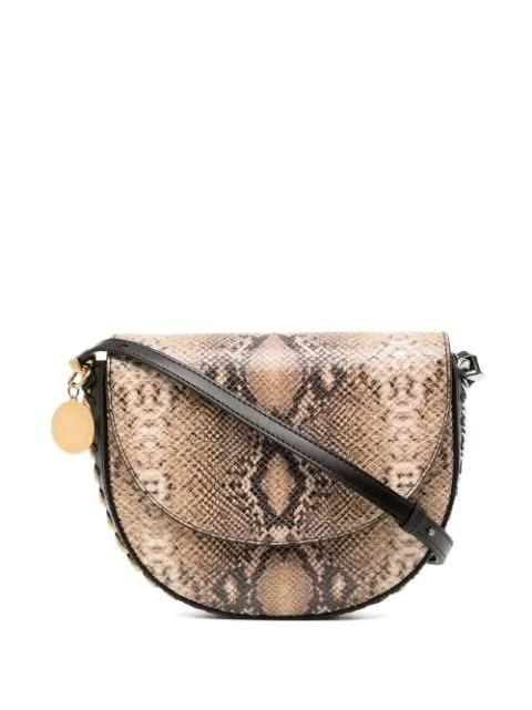 Frayme foldover-top shoulder bag by STELLA MCCARTNEY
