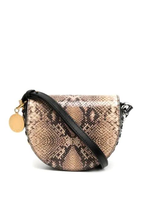 Frayme foldover-top shoulder bag by STELLA MCCARTNEY