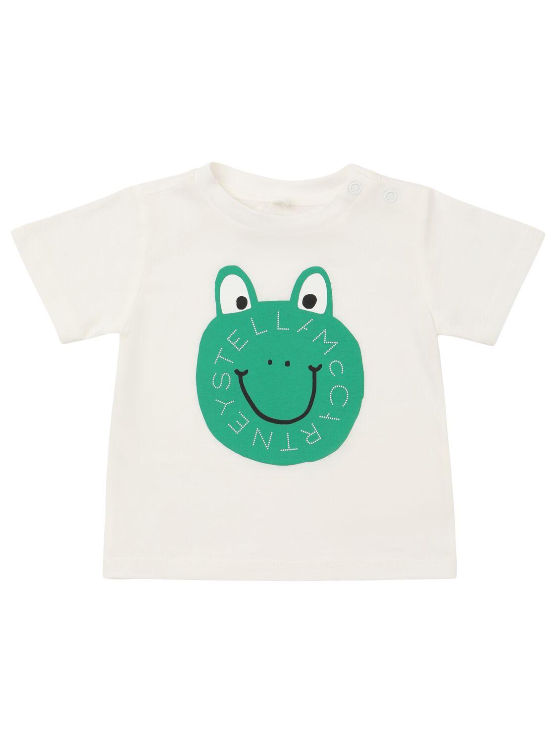 Frog Print Cotton Jersey T-shirt by STELLA MCCARTNEY