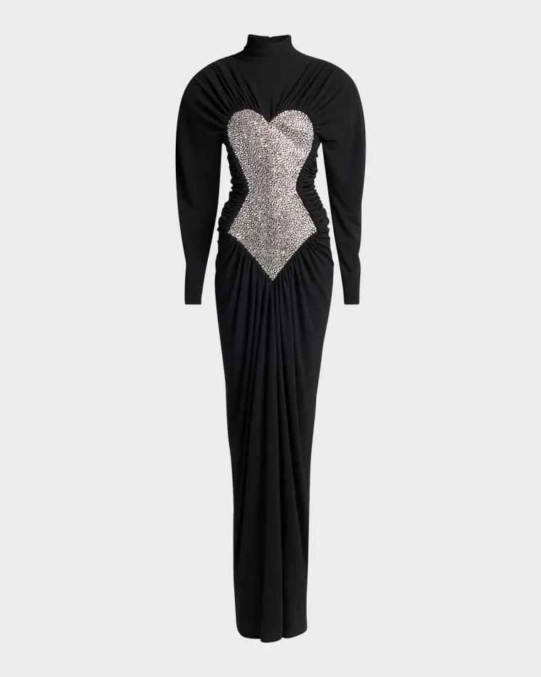 Gathered Crystal Body Contour Gown by STELLA MCCARTNEY