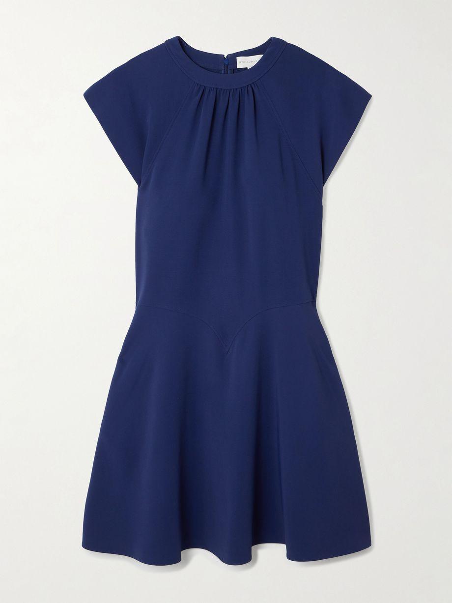 Gathered crepe mini dress by STELLA MCCARTNEY