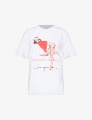 Graphic-print relaxed-fit cotton-jersey T-shirt by STELLA MCCARTNEY