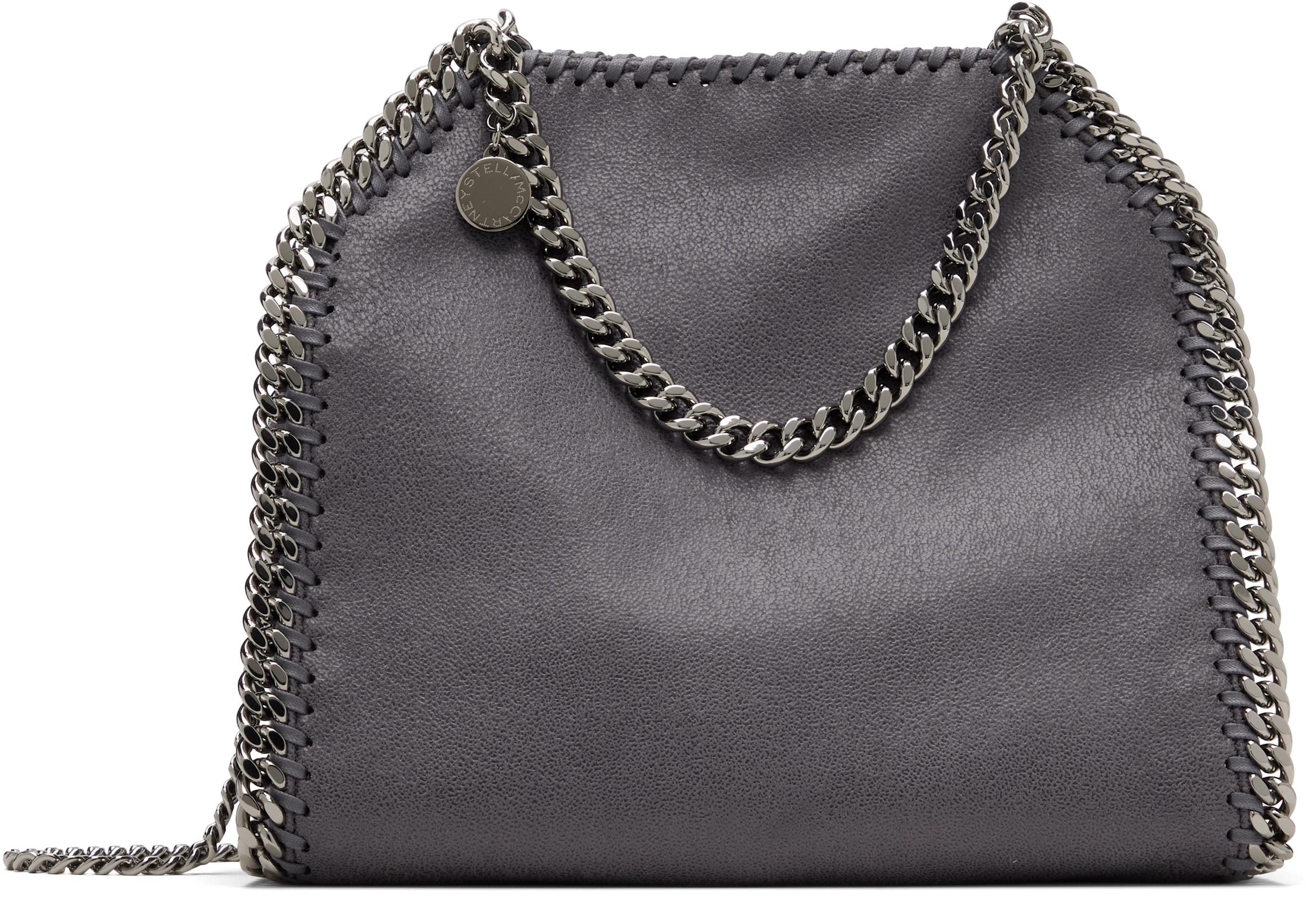 Gray Falabella Mini Bag by STELLA MCCARTNEY