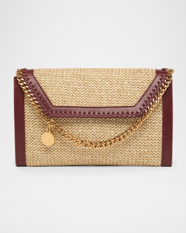 High Summer Falabella Raffia Wallet Crossbody Bag by STELLA MCCARTNEY