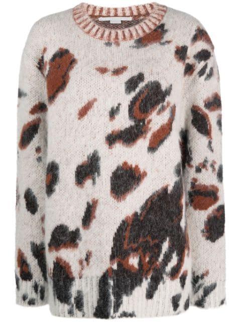 Horse brushed jaquard jumper by STELLA MCCARTNEY
