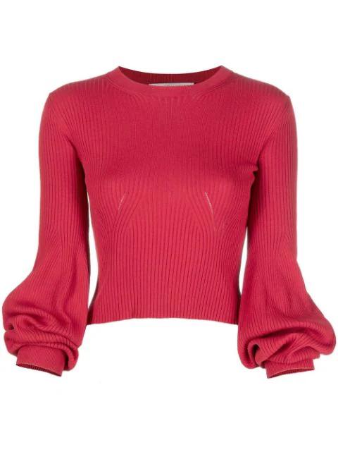 Juliet sleeves crew neck jumper by STELLA MCCARTNEY