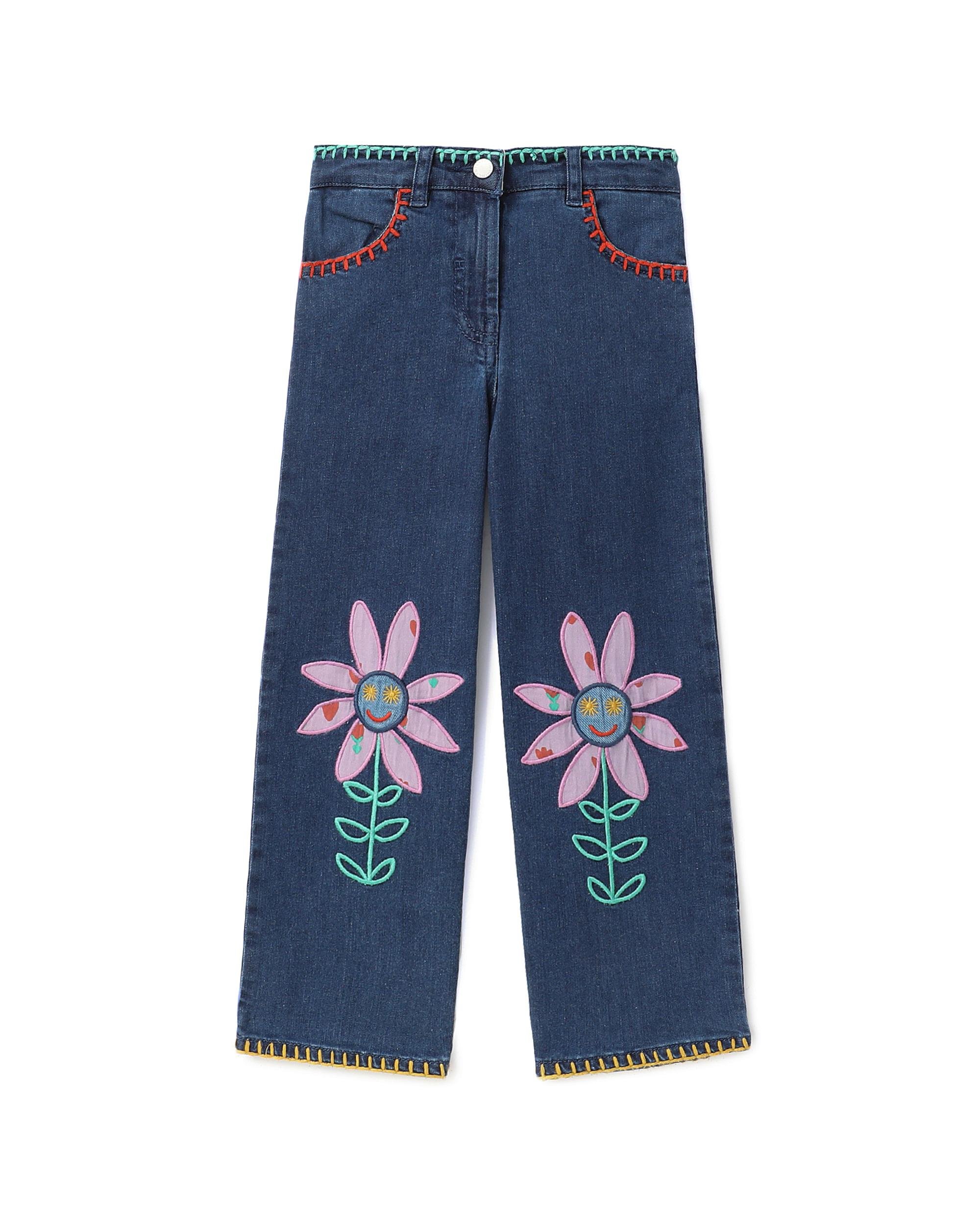 Kids floral jeans by STELLA MCCARTNEY