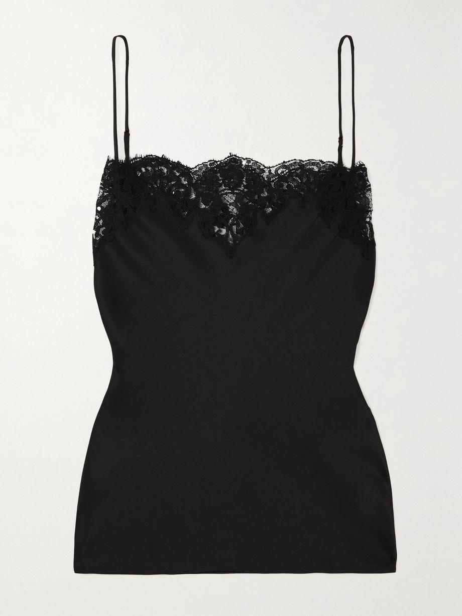 Lace-trimmed satin camisole by STELLA MCCARTNEY