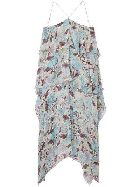 Lady Garden-print silk chiffon dress by STELLA MCCARTNEY