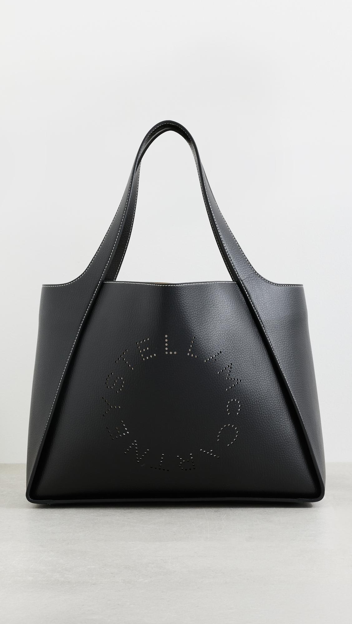 Logo Embossed Grainy Faux Leather Tote Bag by STELLA MCCARTNEY