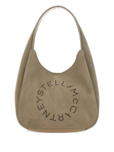 Logo suede tote bag by STELLA MCCARTNEY