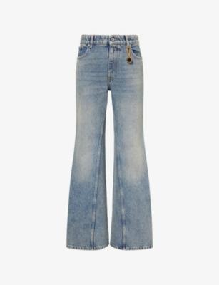Mid-Wash Bootcut Denim Jeans by STELLA MCCARTNEY