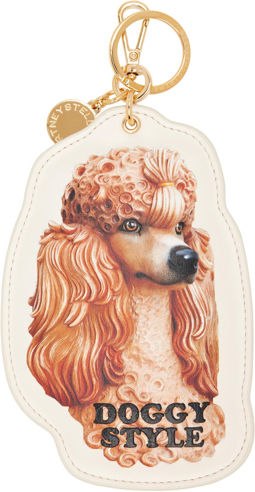 Off White Jeff Koons Edition Doggy Style Charm Keychain by STELLA MCCARTNEY