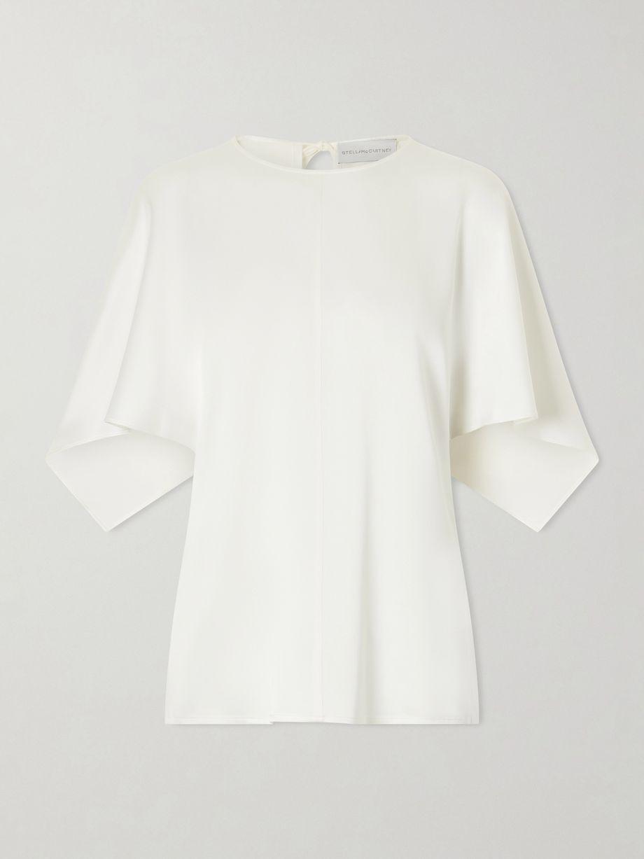Open-back satin blouse by STELLA MCCARTNEY