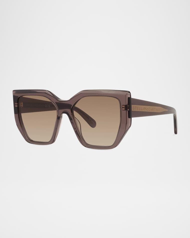Oversized Square Acetate & Nylon Sunglasses by STELLA MCCARTNEY